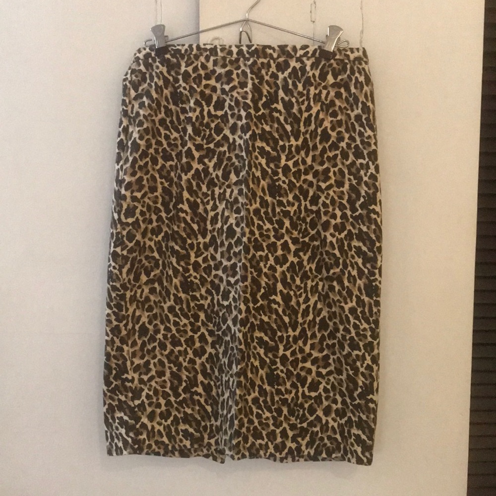J.Crew Leopard Pencil Skirt